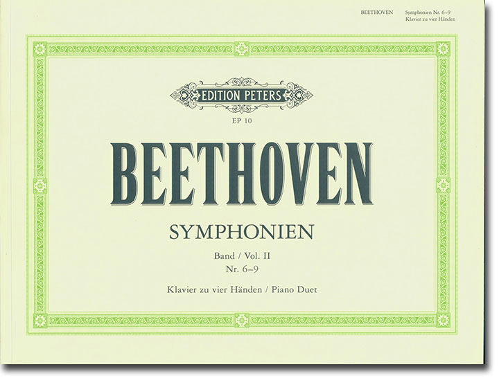 Beethoven Symphonien Band／Vol. Ⅱ Nr. 6-9 Klavier zu vier Händen／Piano Duet