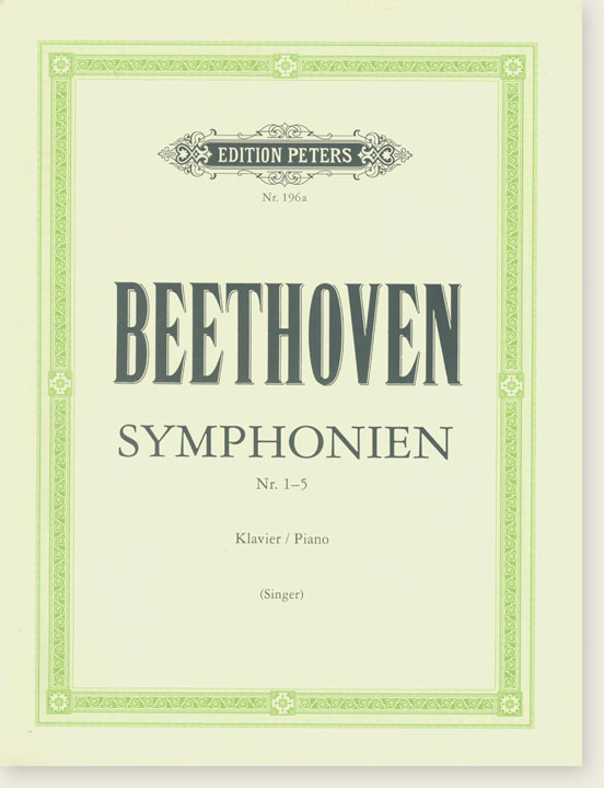 Beethoven Symphonien Nr. 1-5 for Piano (Singer)