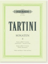 Tartini Sonaten Ⅱ G Minor "The Devil's Trill"／G Minor "Didone Abbandonata" Violin and Piano