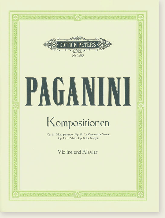 Paganini Kompositionen Violine und Klavier