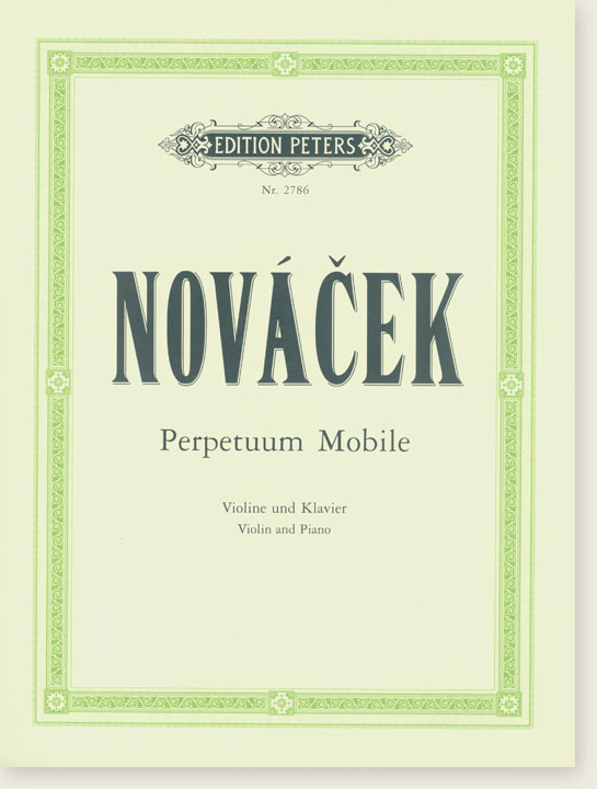 Nováček Perpetuum Mobile Violin and Piano