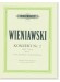 Wieniawski Konzert Nr. 2 D minor Opus 22 Violin and Orchestra Edition for Violin and Piano