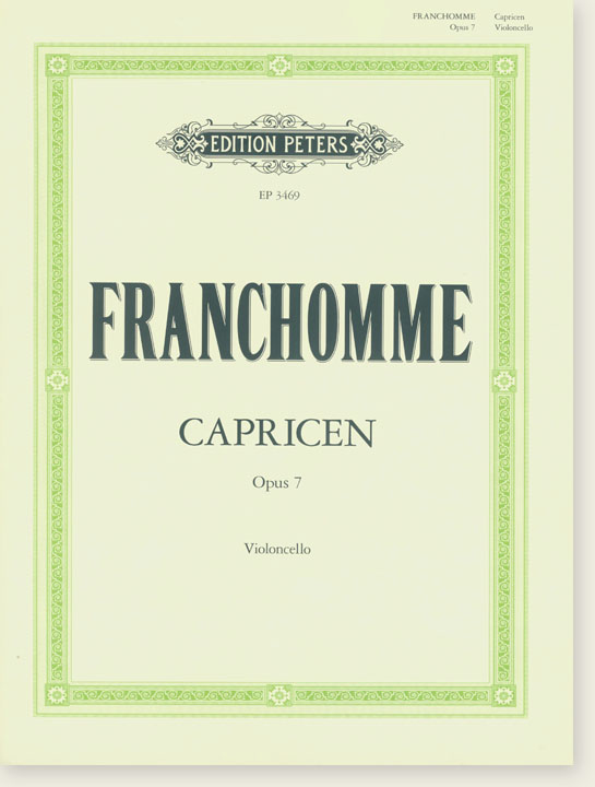 Franchomme Capricen Opus 7 Violoncello