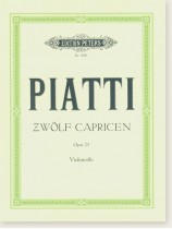 Piatti Zwölf Capricen Op. 25 Violoncello Piatti Zwölf Capricen Op. 25 Violoncello