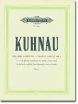 Kuhnau Biblical Sonata No. 2 Saul Who is Cured by David Through Means of Music Klavier Kuhnau Biblical Sonata No. 2 Saul Who is Cured by David Through Means of Music Klavier
