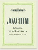 Joachim Kadenzen zu Violinkonzerten von Viotti, Mozart, Beethoven und Brahms