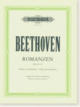Beethoven Romanzen Opus 40, 50 Violin and Orchestra Edition for Violin and Piano