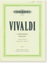Vivaldi Concerto G Major Opus 3 No. 3/RV 310 (Heller) Edition for Violin and Piano Vivaldi Concerto G Major Opus 3 No. 3/RV 310 (Heller) Edition for Violin and Piano