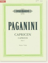 Paganini Caprices Opus 1 Violin (Urtext)