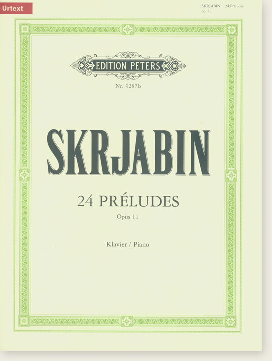 Skrjabin 24 Préludes Opus 11 Piano (Urtext)