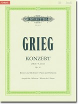Grieg Konzert A minor Op. 16 Piano and Orchestra Edition for 2 Pianos (Urtext)