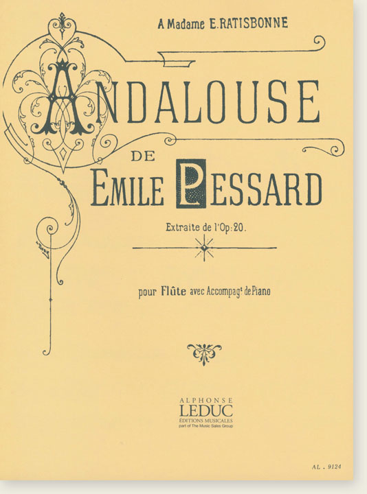 Emile Pessard Andalouse pour Flûte avec Accompagt de Piano