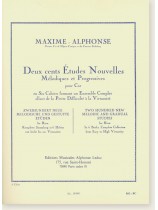 Maxime-Alphonse Deux cents Études Nouvelles Mélodiques et Progressives pour Cor (Vol. 5)