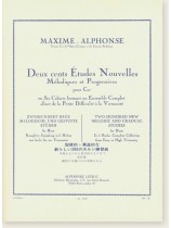 Maxime-Alphonse Deux cents Études Nouvelles Mélodiques et Progressives pour Cor (Vol. 2)