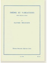 Olivier Messiaen - Thème Et Variations pour Violon & Piano
