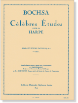 Bochsa Célèbres Études Pour La Harpe, Quarante Études Faciles, Op.318, 2e Cahier Bochsa Célèbres Études Pour La Harpe, Quarante Études Faciles, Op.318, 2e Cahier