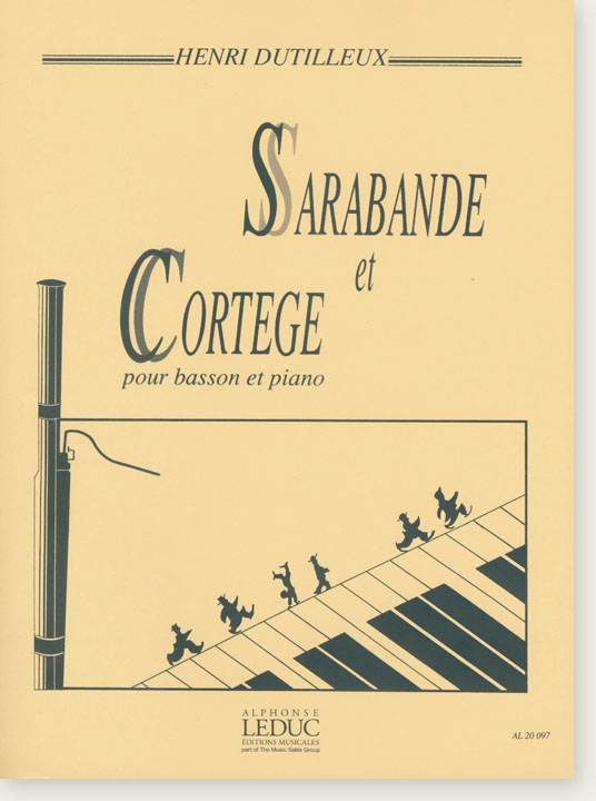 Henri Dutilleux Sarabande et Cortege pour Basson et Piano