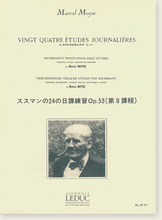 Marcel Moyse Vingt Quatre Études Journalières de Soussmann Op. 53 pour Flûte