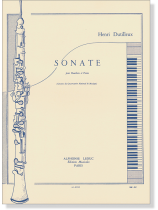 Henri Dutilleux: Sonate Pour Hautbois et Piano