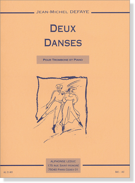 Jean-Michel Defaye Deux Danses pour Trombone et Piano