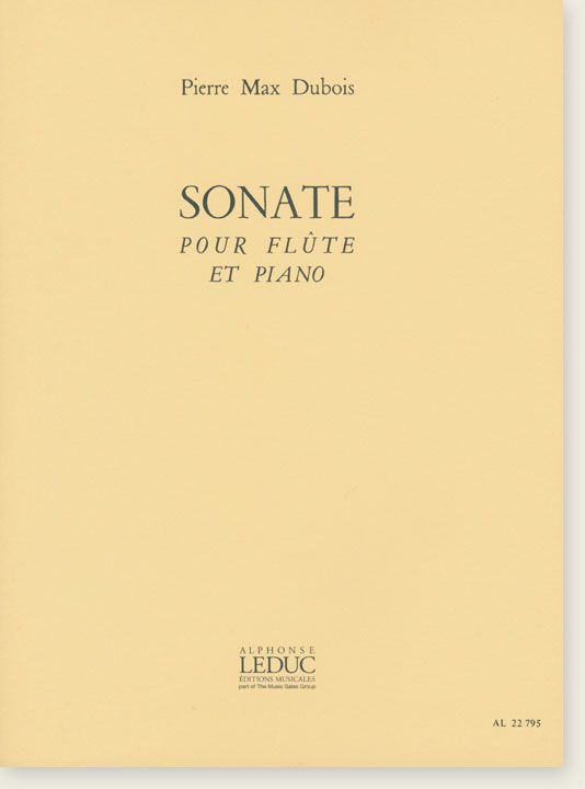 Pierre Max Dubois Sonate pour Flûte et Piano