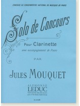 Jules Mouquet Solo De Concours Pour Clarinette avec Accompagnement de Piano Jules Mouquet Solo De Concours Pour Clarinette avec Accompagnement de Piano