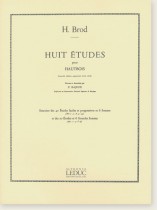H. Brod Huit Études pour Hautbois