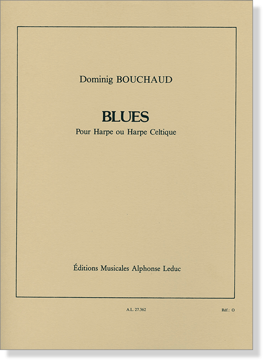 Dominig Bouchaud Blues Pour Harpe ou Harpe Celtique