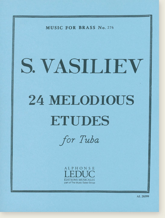 S. Vasiliev 24 Melodious Etudes for Tuba