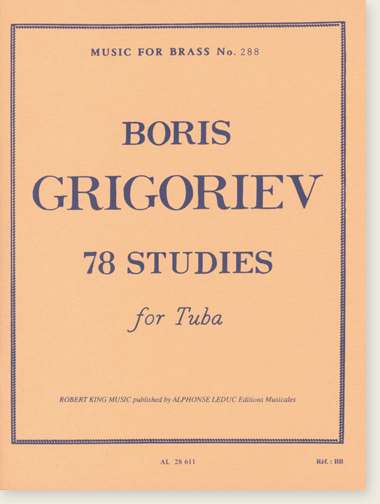 Boris Grigoriev: 78 Studies for Tuba