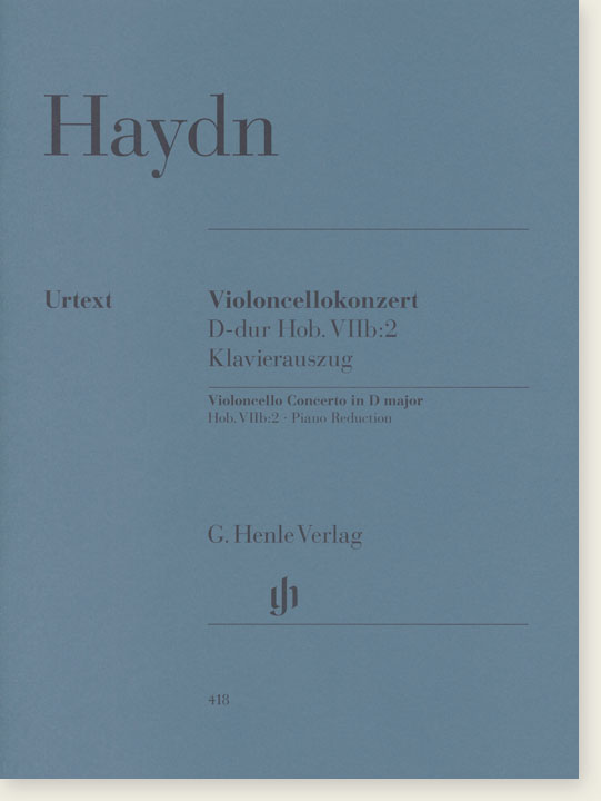 Haydn Violoncello Concerto in D Major Hob. VIIb: 2 Piano Reduction