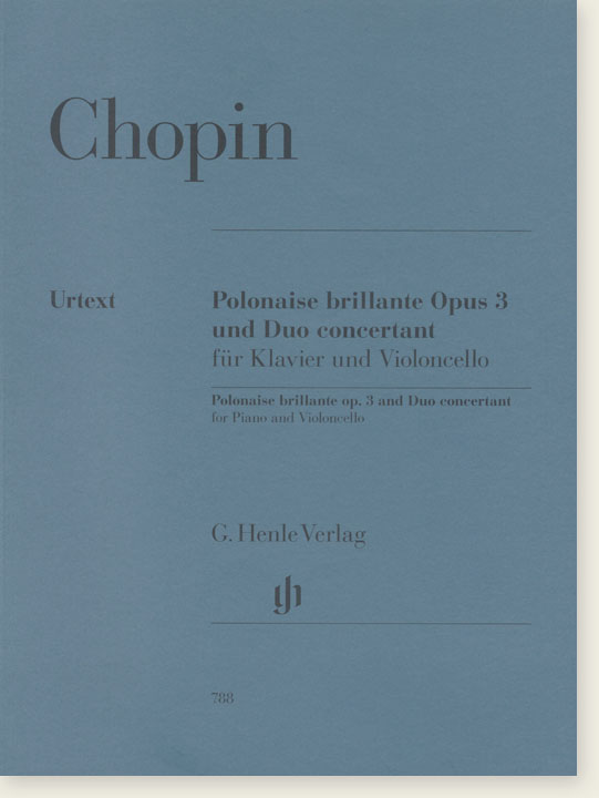 Chopin Polo naise Brillante Opus 3 und Duo Concertant für Klavier und Violoncello