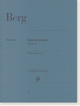 Alban Berg Klaviersonate Opus 1, Urtext Edition Alban Berg Klaviersonate Opus 1, Urtext Edition