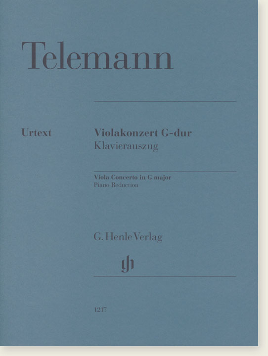 Telemann Violakonzert G-dur Klavierauszug