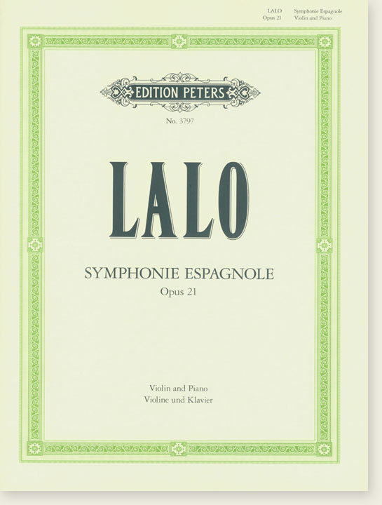 Lalo Symphonie Espagnole Opus 21 Violin and Piano