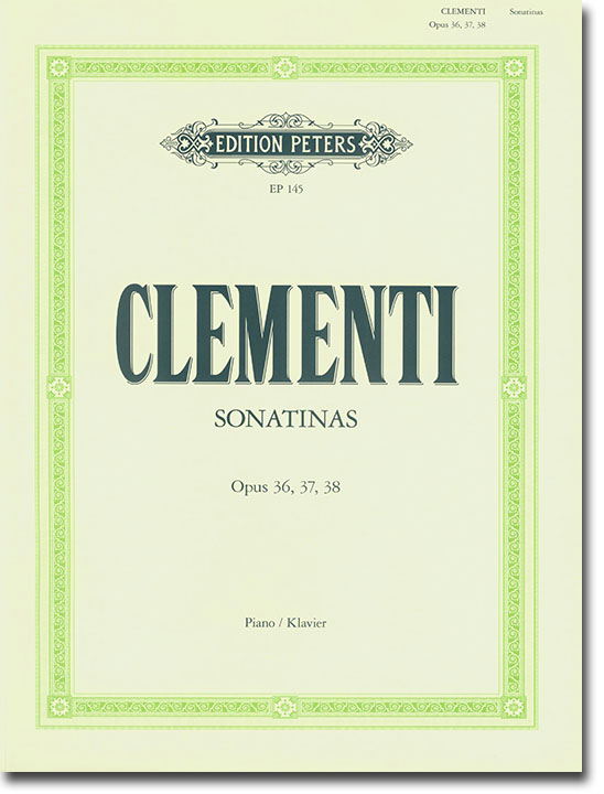 Clementi Sonatinas Opus 36, 37, 38 for Piano