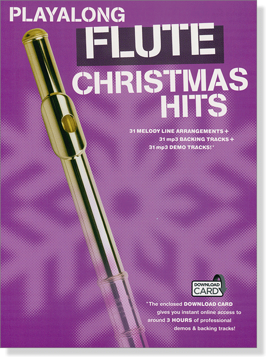 Play-Along Flute Christmas Hits【Download Card+樂譜】