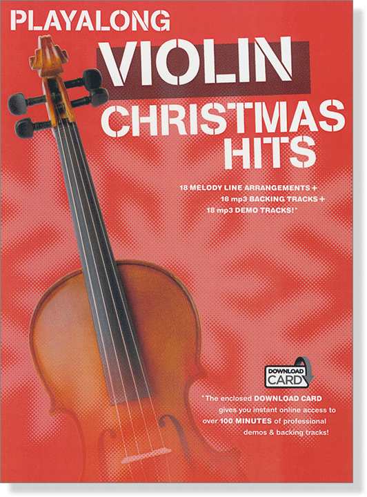 Playalong: Christmas Hits - Violin【Download Card+樂譜】