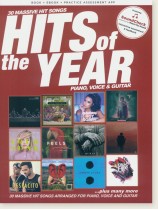 Hits Of The Year Piano, Voice and Guitar (Book+eBook+Practice Assessment App)