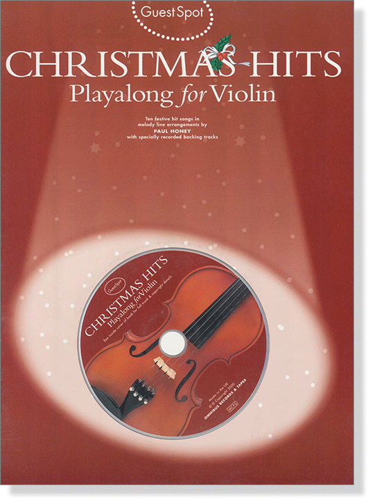 Guest Spot  : Christmas Hits Playalong For Violin【CD+樂譜】