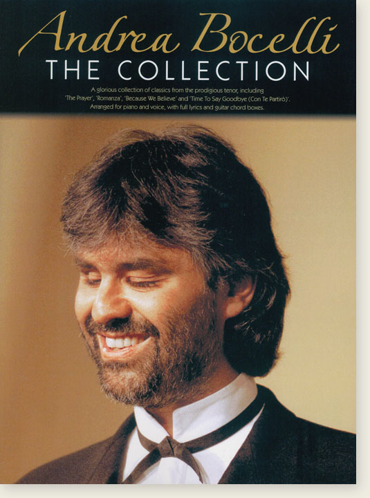 Andrea Bocelli The Collection Piano, Voice and Guitar