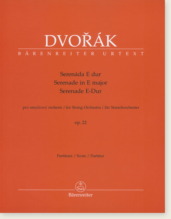 Dvořák Serenade in E major for String Orchestra op. 22 (Score) Dvořák Serenade in E major for String Orchestra op. 22 (Score)