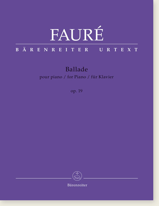 Fauré Ballade for Piano Op. 19