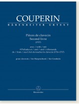 Couperin Pièces de Clavecin Second livre (1717) for Harpsichord Couperin Pièces de Clavecin Second livre (1717) for Harpsichord