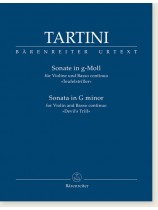 Tartini Sonate in g-Moll für Violine und Basso Continuo "Teufelstriller" Tartini Sonate in g-Moll für Violine und Basso Continuo "Teufelstriller"
