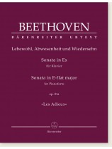 Beethoven Lebewohl, Abwesenheit und Wiedersehn Sonata in E-flat Major for Pianoforte Op. 81a "Les Adieux" Beethoven Lebewohl, Abwesenheit und Wiedersehn Sonata in E-flat Major for Pianoforte Op. 81a "Les Adieux"