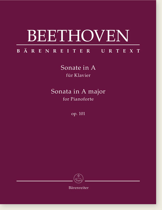 Beethoven Sonata in A Major for Pianoforte Op. 101