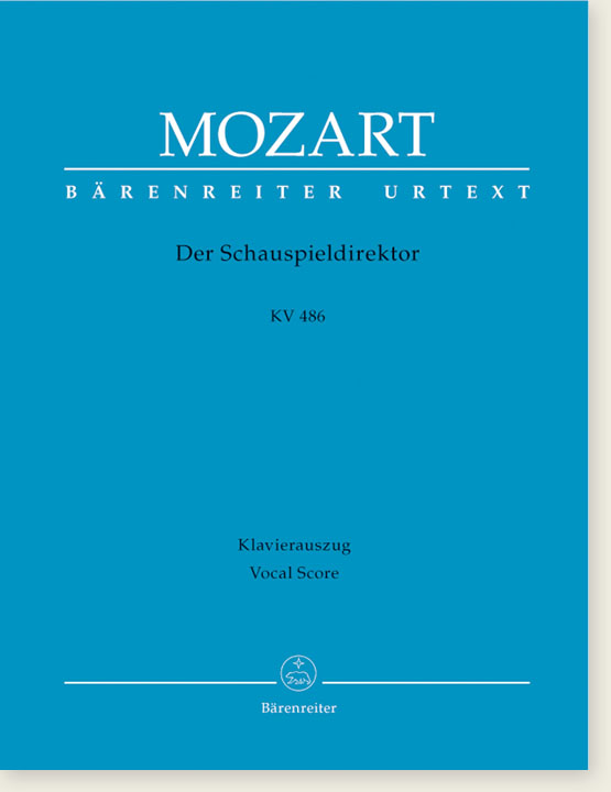 Mozart The Impresario KV 486 Vocal Score