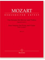Mozart Four Sonatas for Piano and Violin Early Sonatas Ⅰ KV 6-9 Mozart Four Sonatas for Piano and Violin Early Sonatas Ⅰ KV 6-9