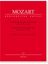 Mozart Sonatas for Piano and Violin Early Viennese Sonatas KV 379, 376, 377, 380, 404, 372, 403, 402 Mozart Sonatas for Piano and Violin Early Viennese Sonatas KV 379, 376, 377, 380, 404, 372, 403, 402